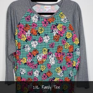 LuLaRoe Randy 2XL Floral NEW